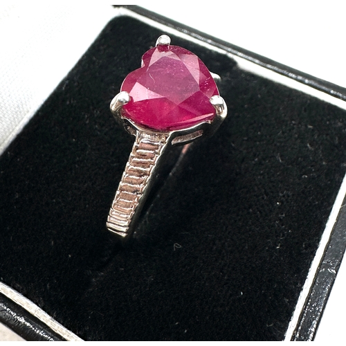222 - Gemporia Ruby Ring in Sterling Silver 3.31cts