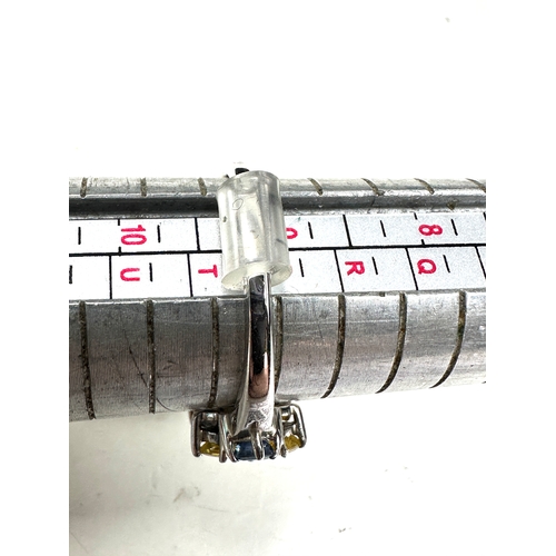 226 - Gemporia Rainbow Sapphire Ring in Sterling Silver 2.04cts with c.o.a