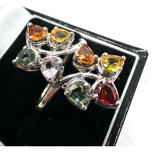 229 - Gemporia Sapphire Ring in Sterling Silver 3.31cts with c.o.a