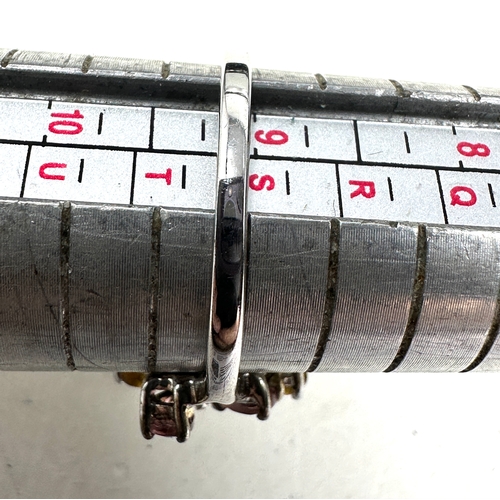 231 - Gemporia Tourmaline Ring with White Zircon in Sterling Silver 2.05cts