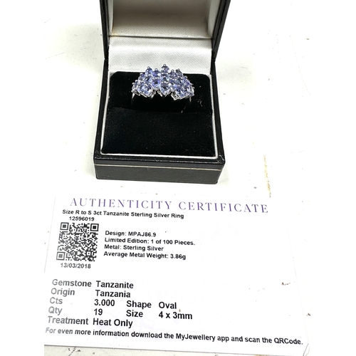 234 - Gemporia Ring in Sterling Silver 3cts with c.o.a