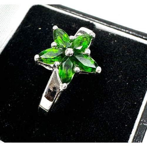 236 - Gemporia Diopside Ring in Sterling Silver 1.38cts