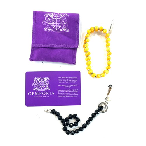 253 - Thomas sabo bracelet & shoe charm & sterling silver baltic butterscotch amber bracelet c.o.a