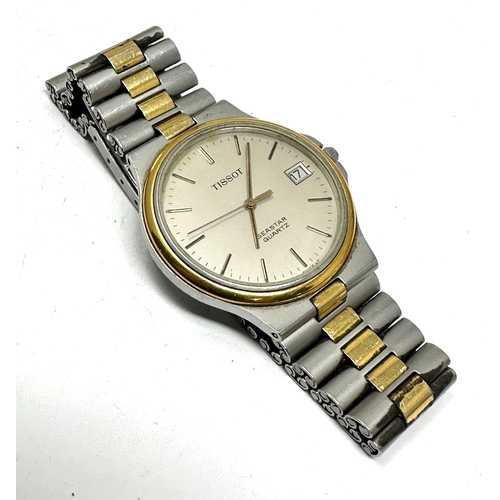 275 - Vintage Tissot seastar quartz gents wristwatch the watch is not ticking possibly needs new battery