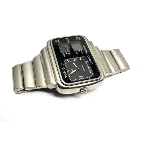 278 - Omega Chrono Quartz  vintage 1970's analogue digital wristwatch the watch is not ticking spares or r... 