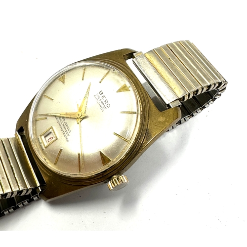 280 - Bero calendar Vintage Gents automatic wristwatch  in working order