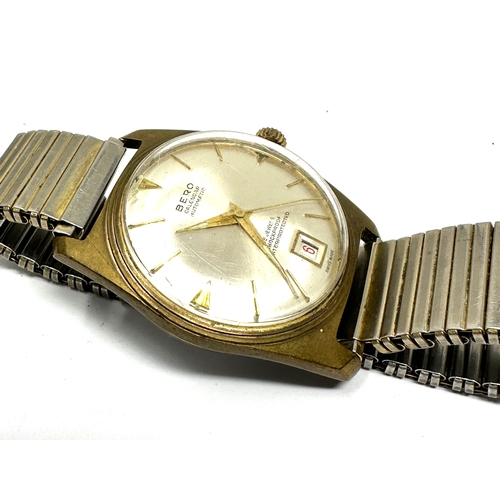 280 - Bero calendar Vintage Gents automatic wristwatch  in working order