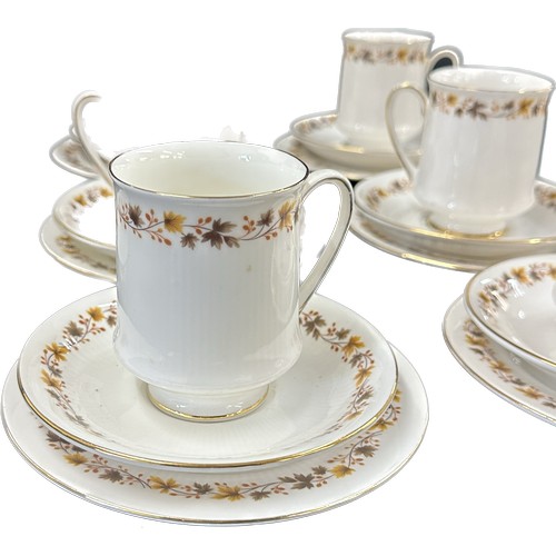 164 - Six piece vintage Royal Kent ' Golden Glory' china coffee set to include coffee pot, cups, saucers, ... 