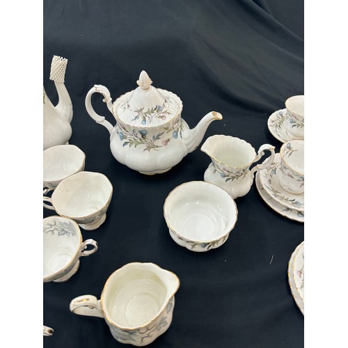 149 - 2 Part sets of Royal Albert tea services includes Brigadoon and silver Maple