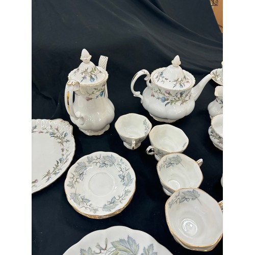 149 - 2 Part sets of Royal Albert tea services includes Brigadoon and silver Maple