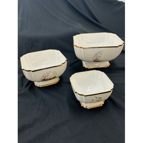 48 - Set of Aynsley graduating bowls