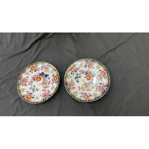 44 - Pair of Antique Noma Style plates diameter 10 inches