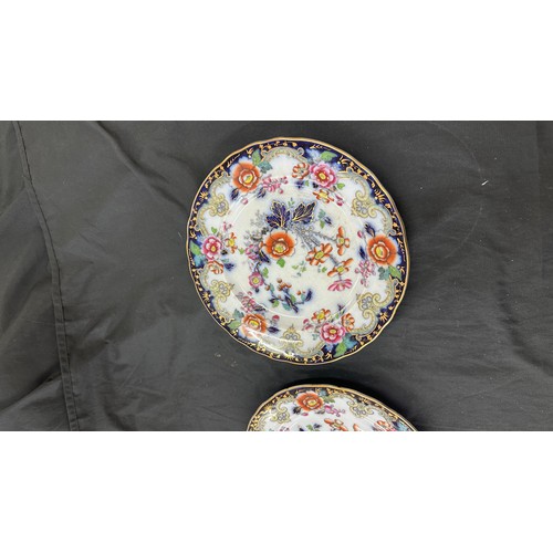 44 - Pair of Antique Noma Style plates diameter 10 inches