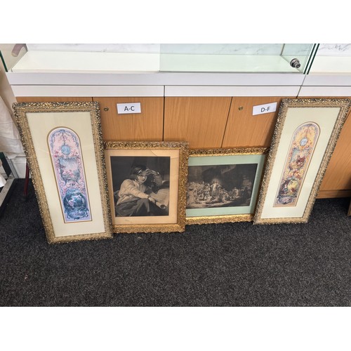 138 - Selection of vintage framed pictures and prints largest measures approximately 29 inches tall 13 inc... 