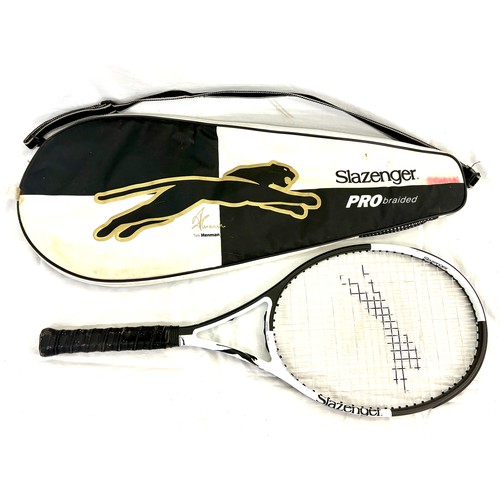 39 - Slazenger Pro Braided Henman 326g tennis racket & case