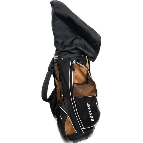 141 - Set of Dunlop True Tech golf clubs and bag