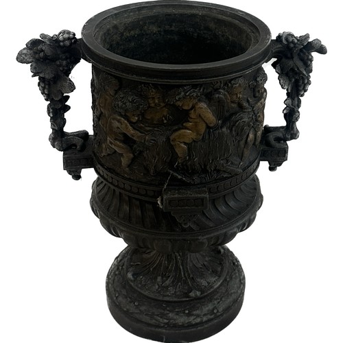 40 - Vintage Napoleon urn overall height approximately 14 inches tall