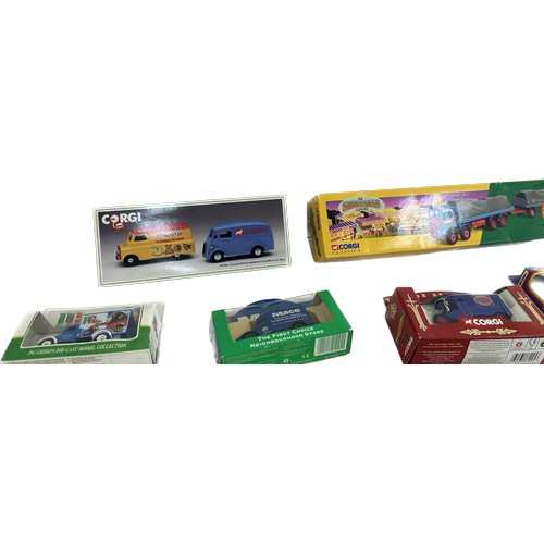 158 - Selection of original boxed die cast vehicles to include Corgi Atkinson 8 wheel rigid truck and trai... 