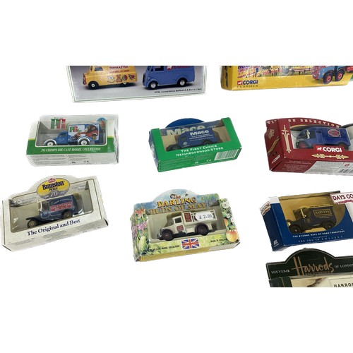 158 - Selection of original boxed die cast vehicles to include Corgi Atkinson 8 wheel rigid truck and trai... 