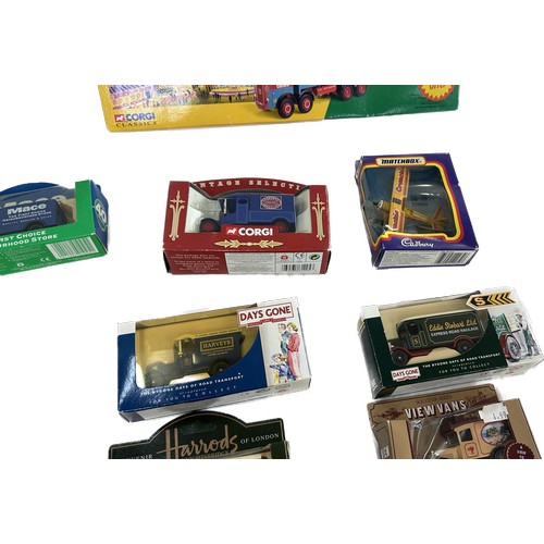 158 - Selection of original boxed die cast vehicles to include Corgi Atkinson 8 wheel rigid truck and trai... 