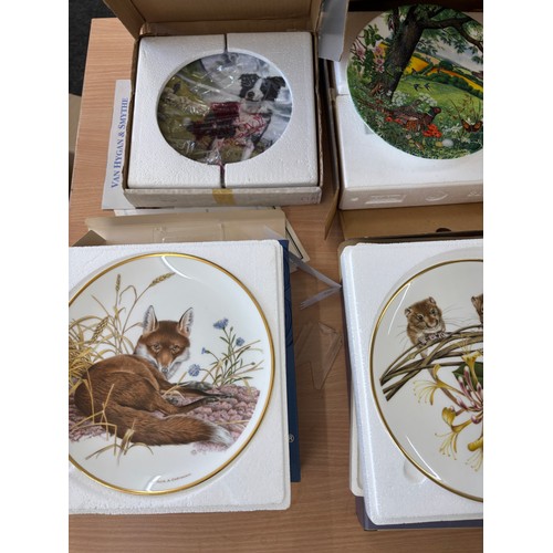 154 - Selection of miscellaneous includes boxed collectors plates includes Wedgwood, Aynsley etc