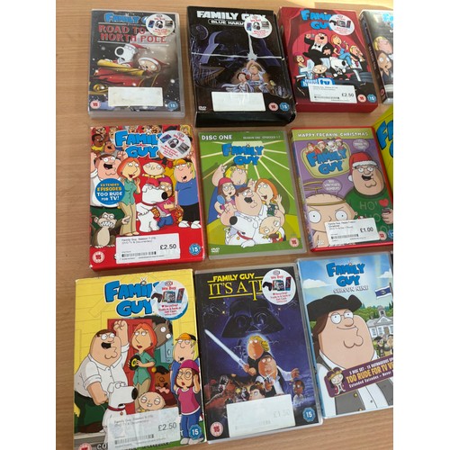 136 - Selection of assorted Family Guy DVDs