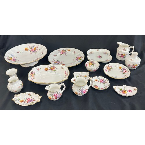 105 - Selection of vintage Royal Crown Derby Poises Pattern items to include vases, plates, jugs etc