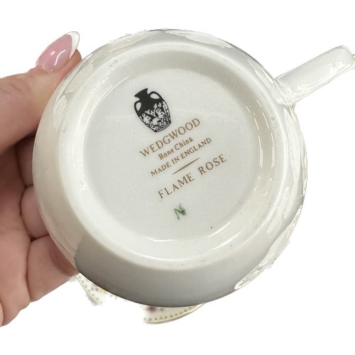 128 - Selection of vintage Wedgwood part tea services to include ' Flame Rose', ' Garden Maze', ' Mirabell... 