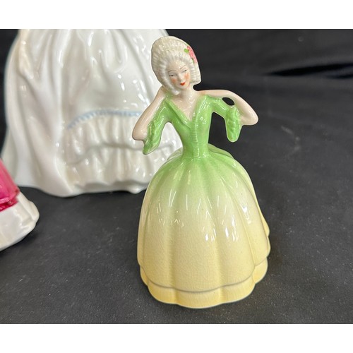 85 - Selection of vintage lady figures to include Royal Worcester, Coalport, Royal Doulton and Carlton Wa... 