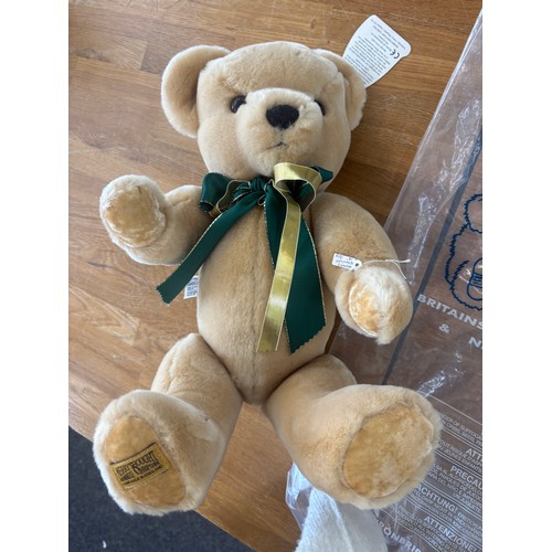 97 - Vintage Merrythought honey growler teddy bear with original plastic bag