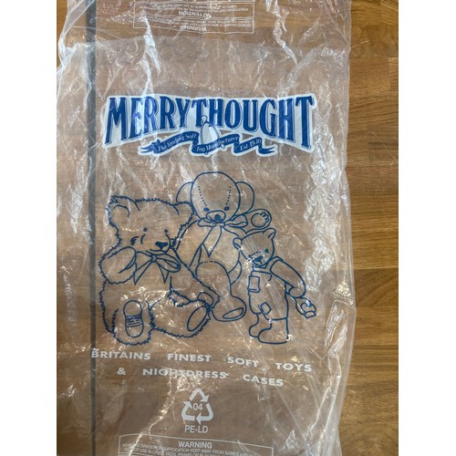 97 - Vintage Merrythought honey growler teddy bear with original plastic bag