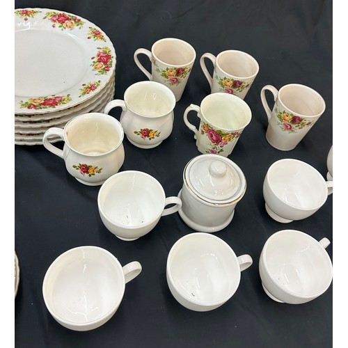 164 - Selection of vintage bone china to include plates, cups, cruet set etc