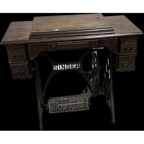 274 - Vintage Singer treddle sewing machine