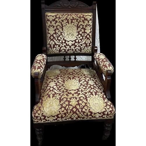 265 - Mahogany Edwardian nursing chair