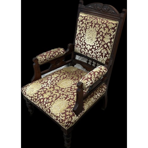 265 - Mahogany Edwardian nursing chair