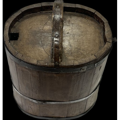235 - Antique milk bucket