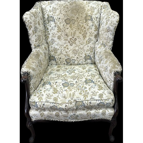 271 - Victorian fire side chair