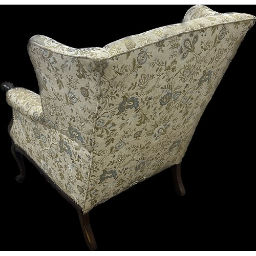 271 - Victorian fire side chair