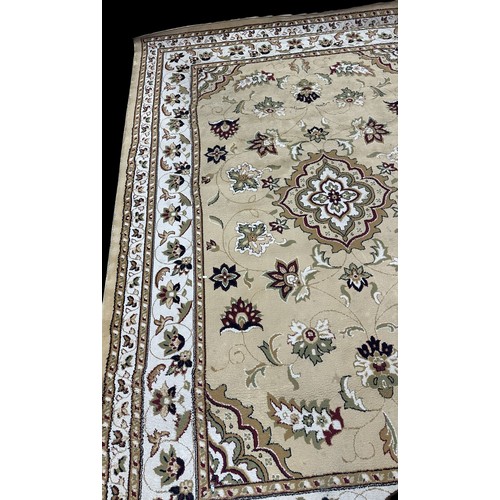 234 - Large vintage rug measures approximately 114 inches long x 79 wide