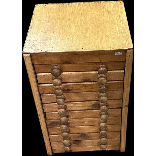 272 - Vintage 10 drawer specimen/collectors  chest measures approx 24 inches tall x 15 wide and 15 deep