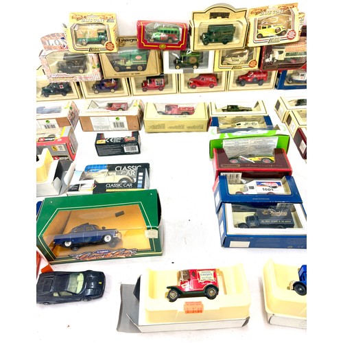 194 - Selection of boxed advertising cars to include makers, Days gone, Lledo etc