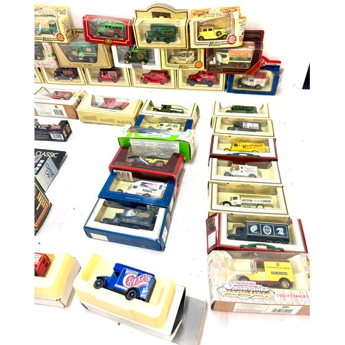 194 - Selection of boxed advertising cars to include makers, Days gone, Lledo etc