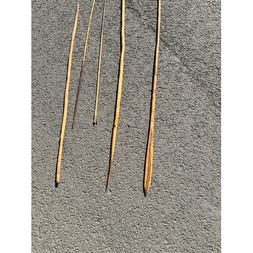 247A - Selection of vintage cane/ spheres longest approximately 78 inches