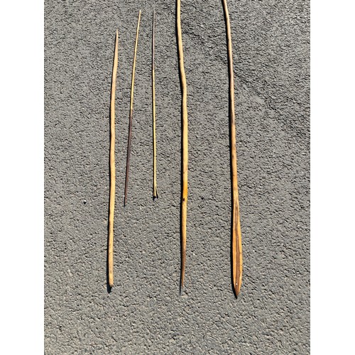 247A - Selection of vintage cane/ spheres longest approximately 78 inches