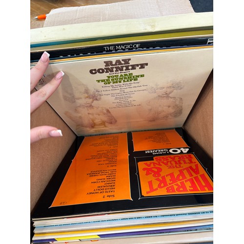 189 - Large selection of assorted Records includes Nat King cole, Andy williams etc