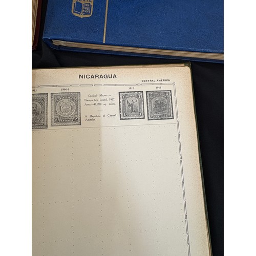 117 - 11 stamp albums with various assorted vintage and later stamps