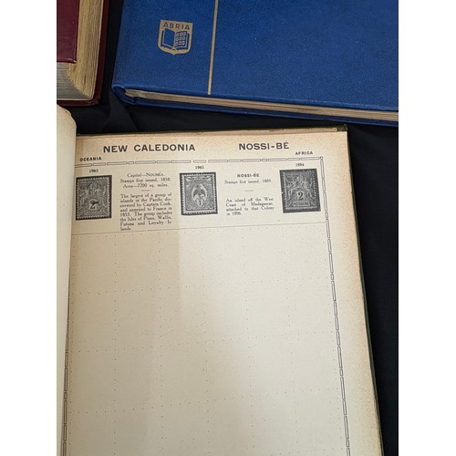 117 - 11 stamp albums with various assorted vintage and later stamps