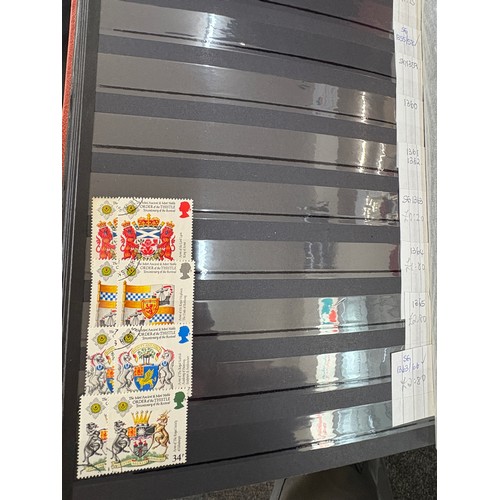 117 - 11 stamp albums with various assorted vintage and later stamps