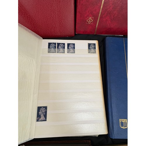 117 - 11 stamp albums with various assorted vintage and later stamps