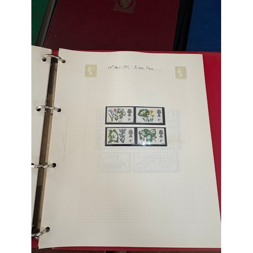 117 - 11 stamp albums with various assorted vintage and later stamps
